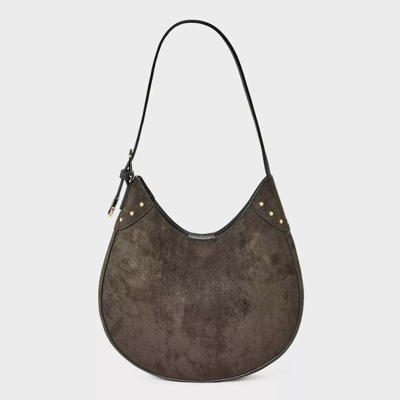 Universal Thread Gray Curved Shoulder Bag - Picture 1 of 4